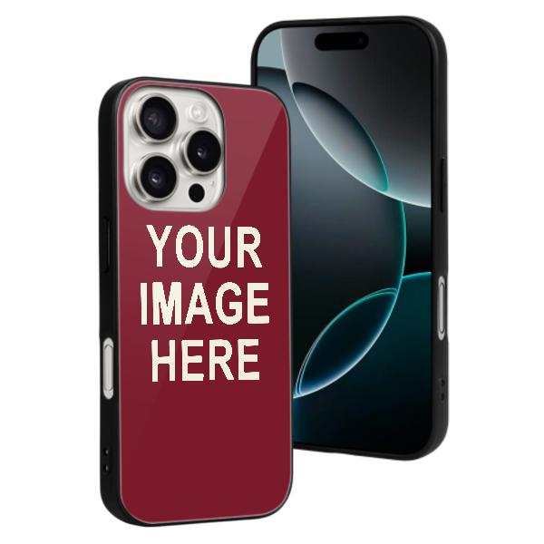 Custom Crimson Red Cream Phone Case