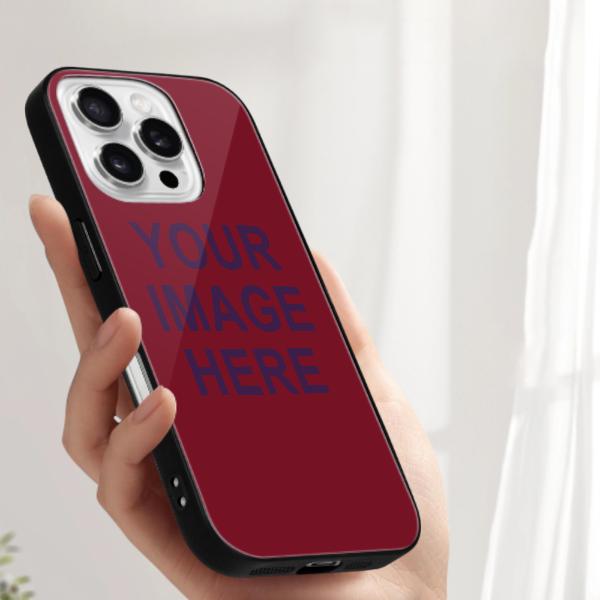 Custom Crimson Red Purple Phone Case