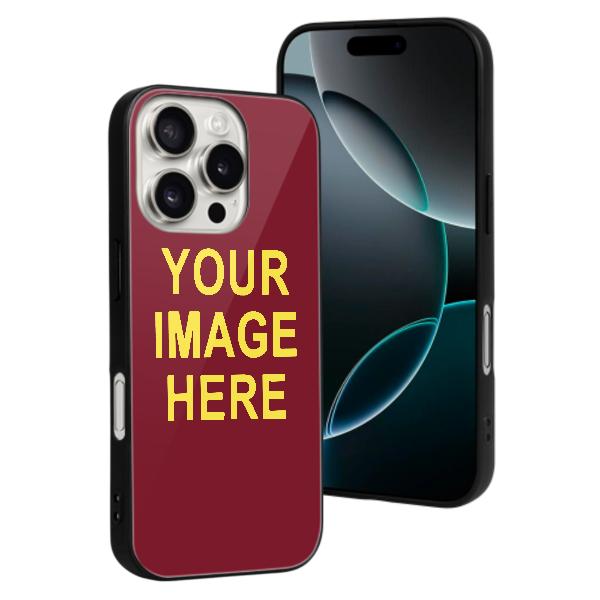 Custom Crimson Red Light Yellow Phone Case