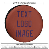 Custom Coral Red Purple Truck Tires