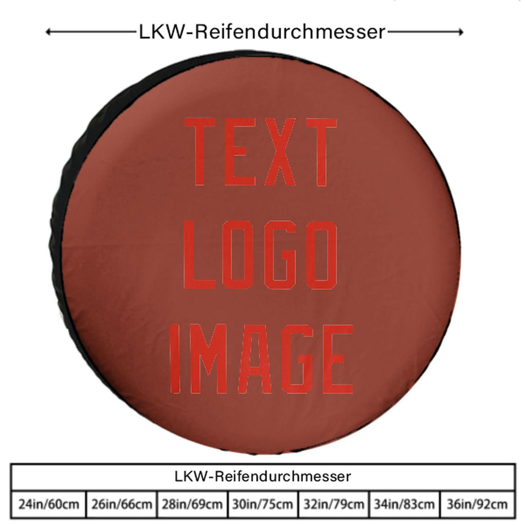 Custom Coral Red Orange Red Truck Tires