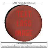 Custom Coral Red Orange Red Truck Tires