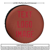 Custom Coral Red Red Truck Tires