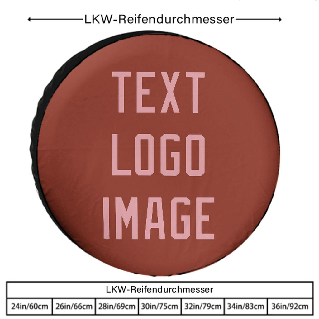 Custom Coral Red Light Pink Truck Tires