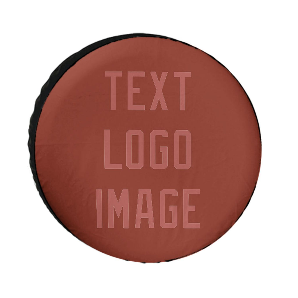 Custom Coral Red Copper Rose Truck Tires