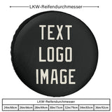 Custom Black Cream Truck Tires