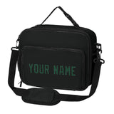 Custom Black Green Lunch Bag
