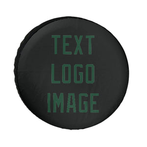Custom Black Green Truck Tires