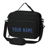 Custom Black Sky Blue Lunch Bag
