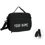 Custom Black White Lunch Bag