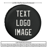 Custom Black White Truck Tires