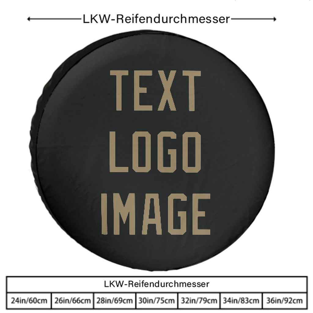 Custom Black Light Khaki Truck Tires