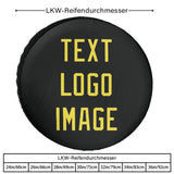 Custom Black Light Yellow Truck Tires