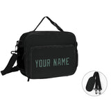 Custom Black Blue Green Lunch Bag