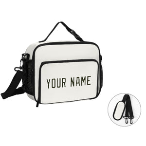 Custom White Olive Lunch Bag