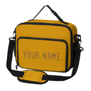 Custom Yellow Khaki Lunch Bag
