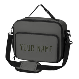 Custom Dark Grey Olive Lunch Bag