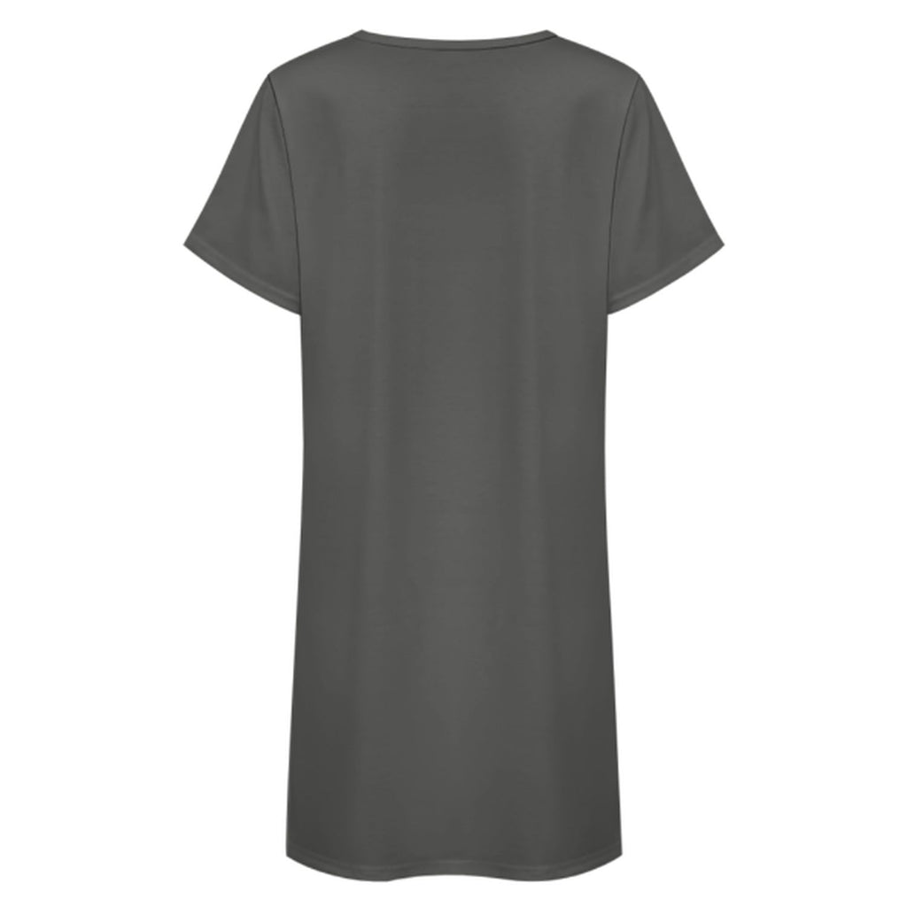 Custom Dark Grey Gray Nachthemd