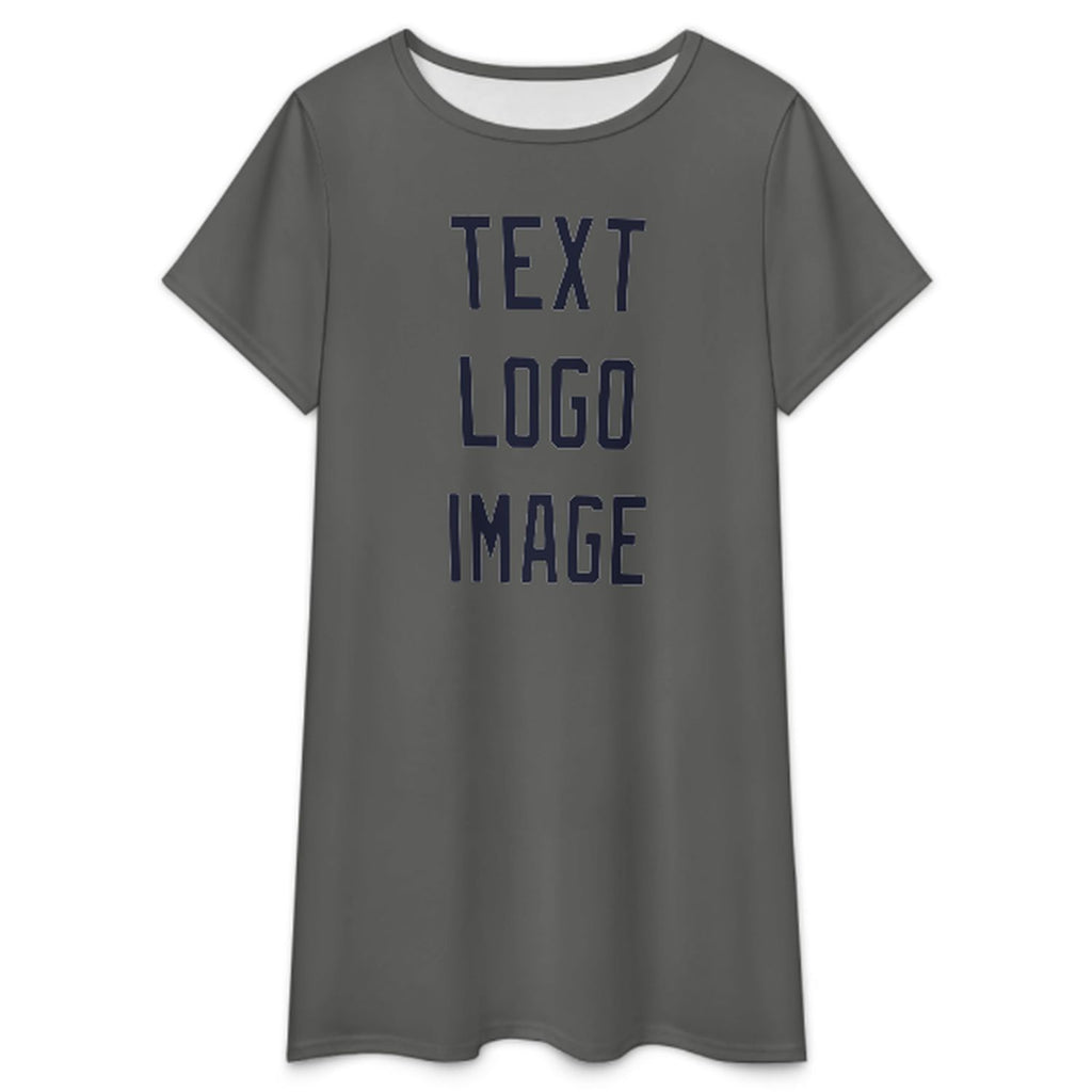 Custom Dark Grey Navy Nachthemd