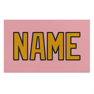 Custom Light Pink Yellow Beach Towel