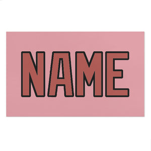 Custom Light Pink Copper Rose Beach Towel