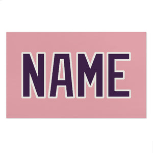 Custom Light Pink Purple Beach Towel