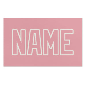 Custom Light Pink Light Pink Beach Towel