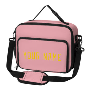 Custom Light Pink Gold Lunch Bag