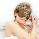 Custom Khaki Cream Sleep Mask
