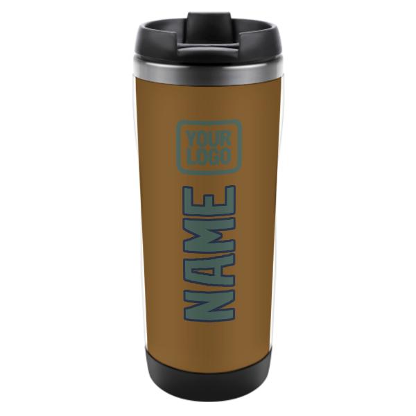Custom Khaki Blue Green Stainless Steel Water Cup