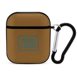 Custom Khaki Blue Green AirPods Case