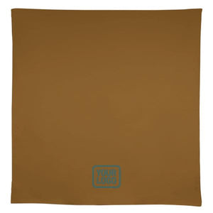 Custom Khaki Blue Square Table Cloth