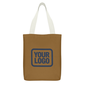 Custom Khaki Blue Green Canvas Tote Bag
