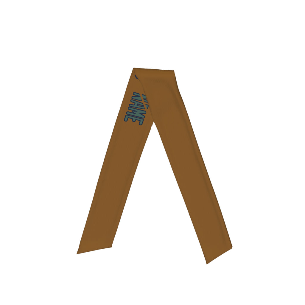 Custom Khaki Blue Green Headband