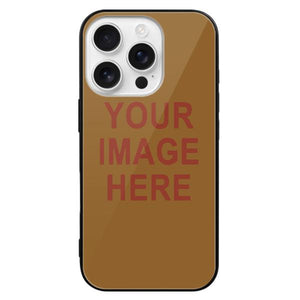 Custom Khaki Coral Red Phone Case