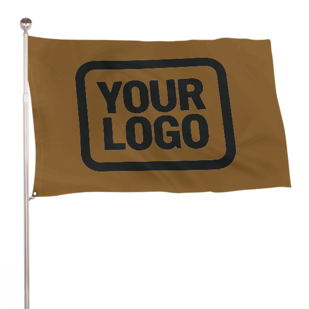 Custom Khaki Black Flag