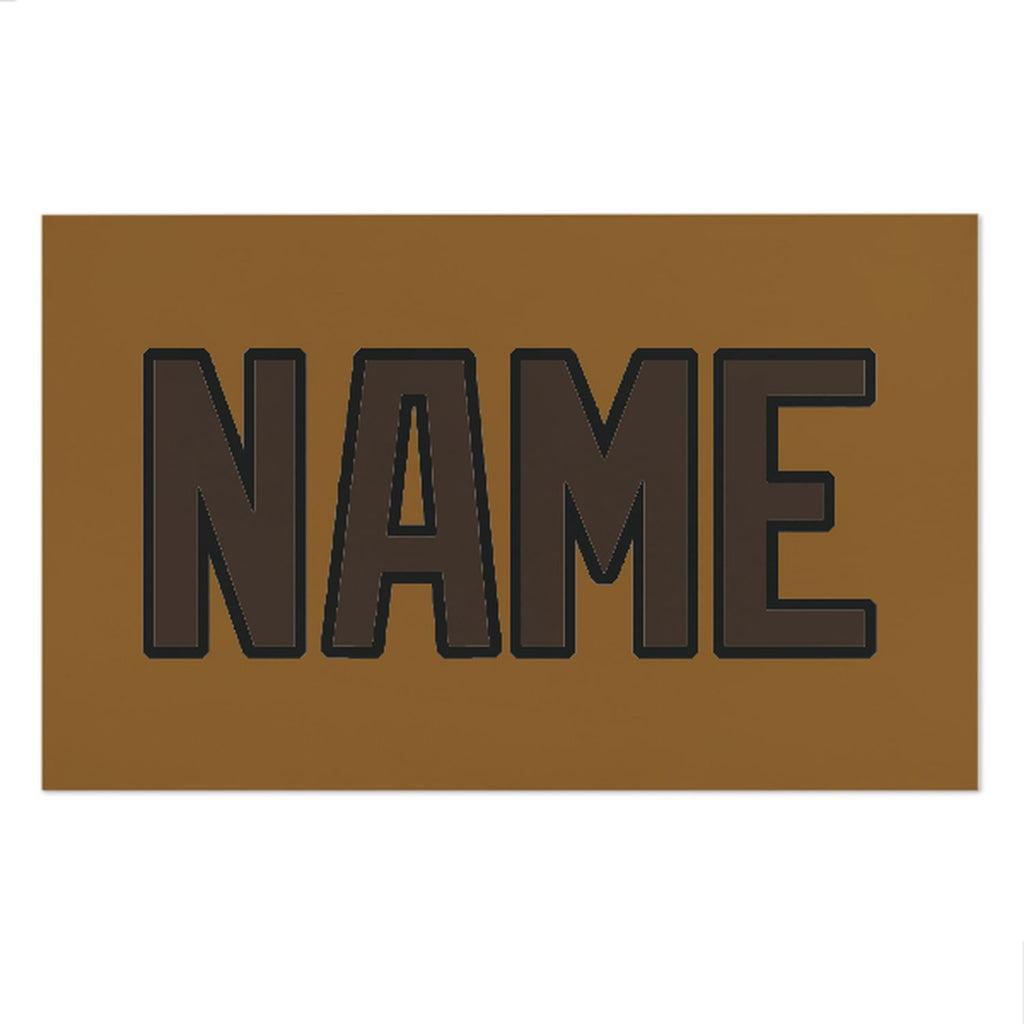 Custom Khaki Brown Beach Towel