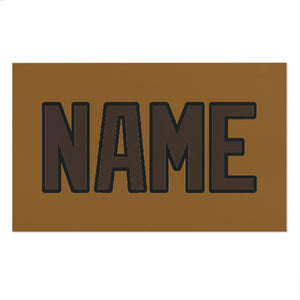 Custom Khaki Brown Beach Towel