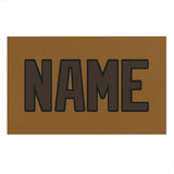 Custom Khaki Brown Beach Towel