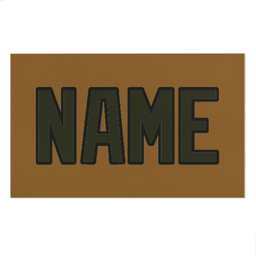 Custom Khaki Olive Beach Towel