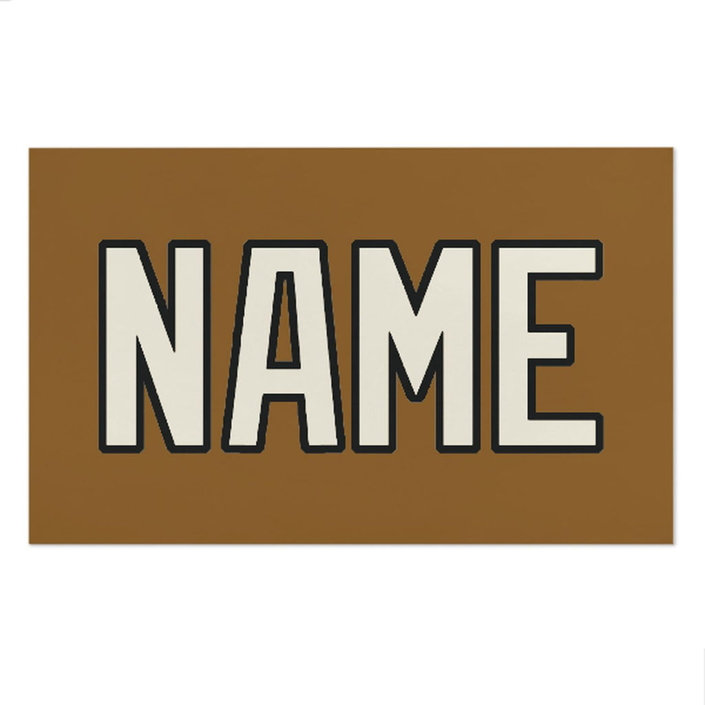 Custom Khaki Cream Beach Towel