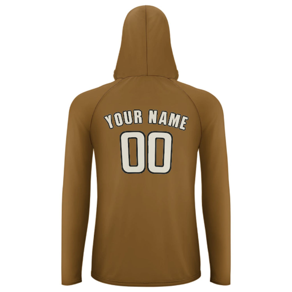 Custom Khaki Cream UV-Hoodie