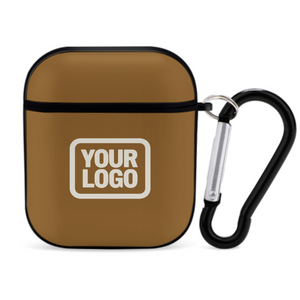Custom Khaki Cream AirPods Case