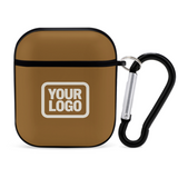 Custom Khaki Cream AirPods Case