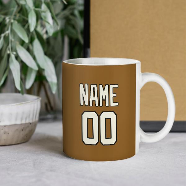 Custom Khaki Cream Mug