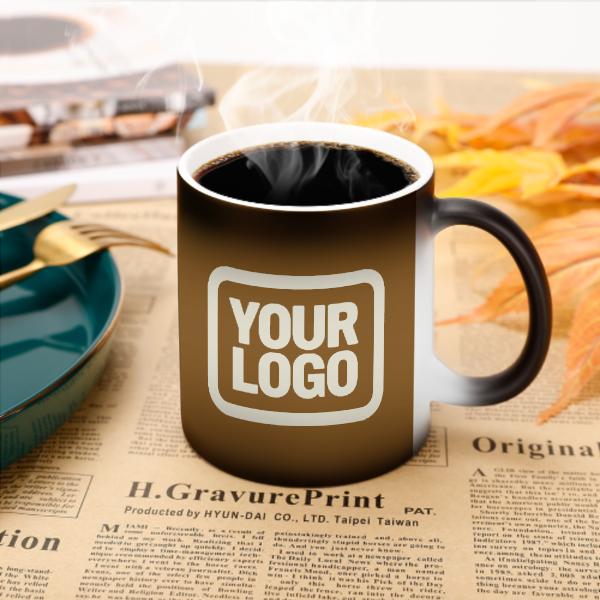 Custom Khaki Cream Magic Mug