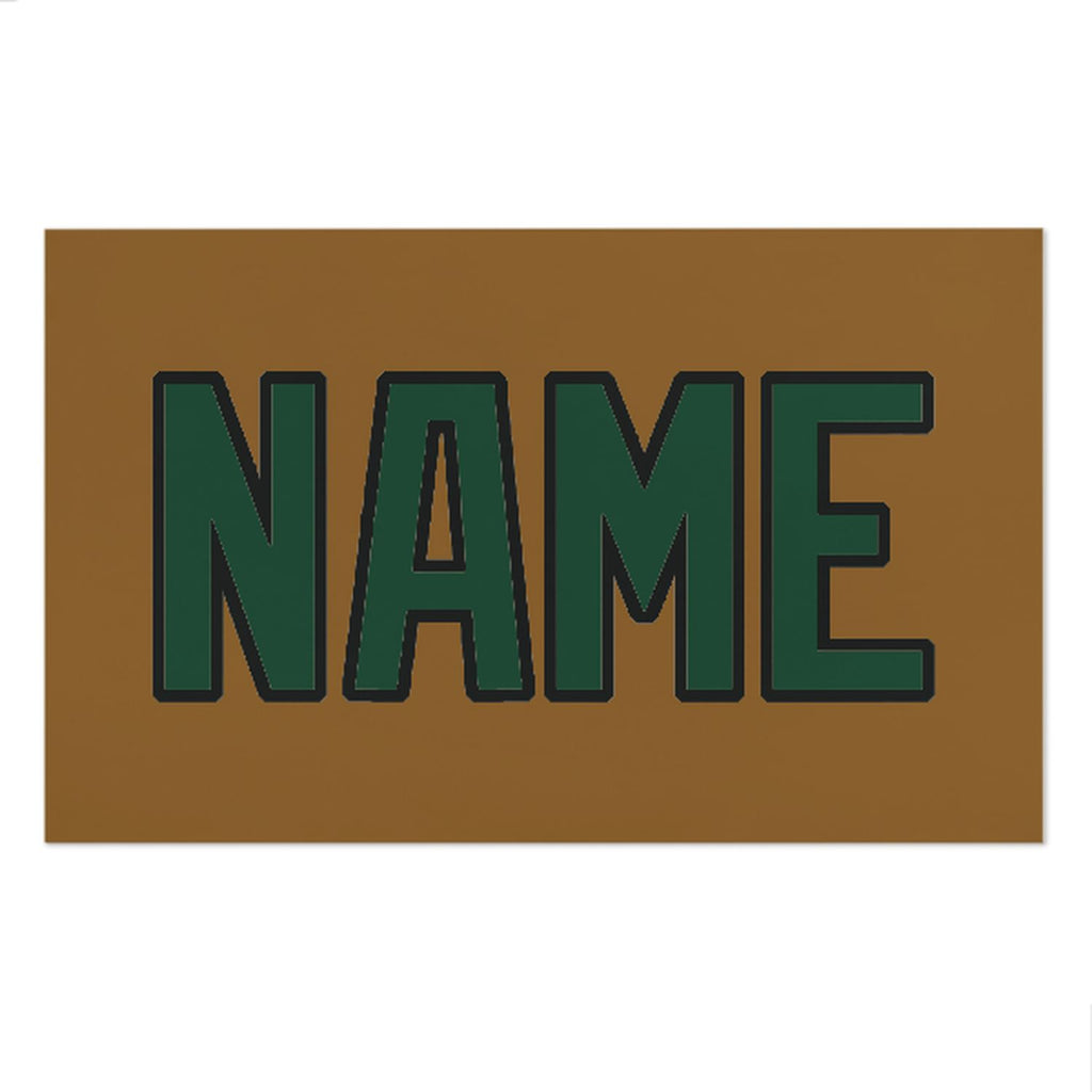 Custom Khaki Green Beach Towel