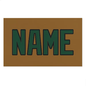 Custom Khaki Green Beach Towel