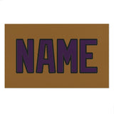 Custom Khaki Purple Beach Towel