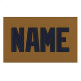 Custom Khaki Navy Beach Towel